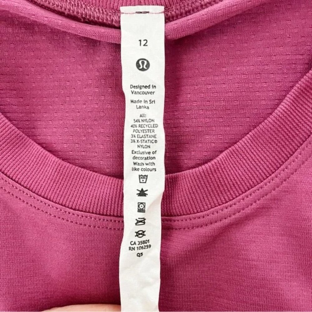 Lululemon Like New Raspberry Tank Top - Picture 3 of 3